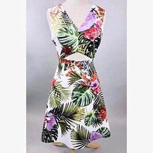 Clover Canyon Botanical Cut Out Dress